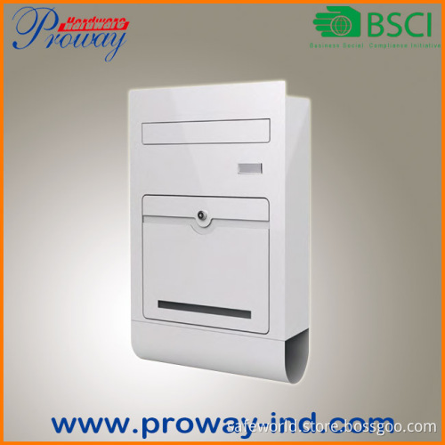 new design mailbox with newspater slot
